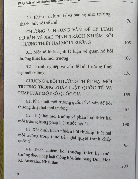 Pháp Luật Về Bồi Thường Thiệt Hại Môi Trường Ở Việt Nam – Lý Luận Và Thực Tiễn